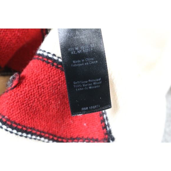 Rag & Bone Sweater Womens Xs Ivory Jackson Arrow Print Wool Crew Neck Pullover - Picture 4 of 6